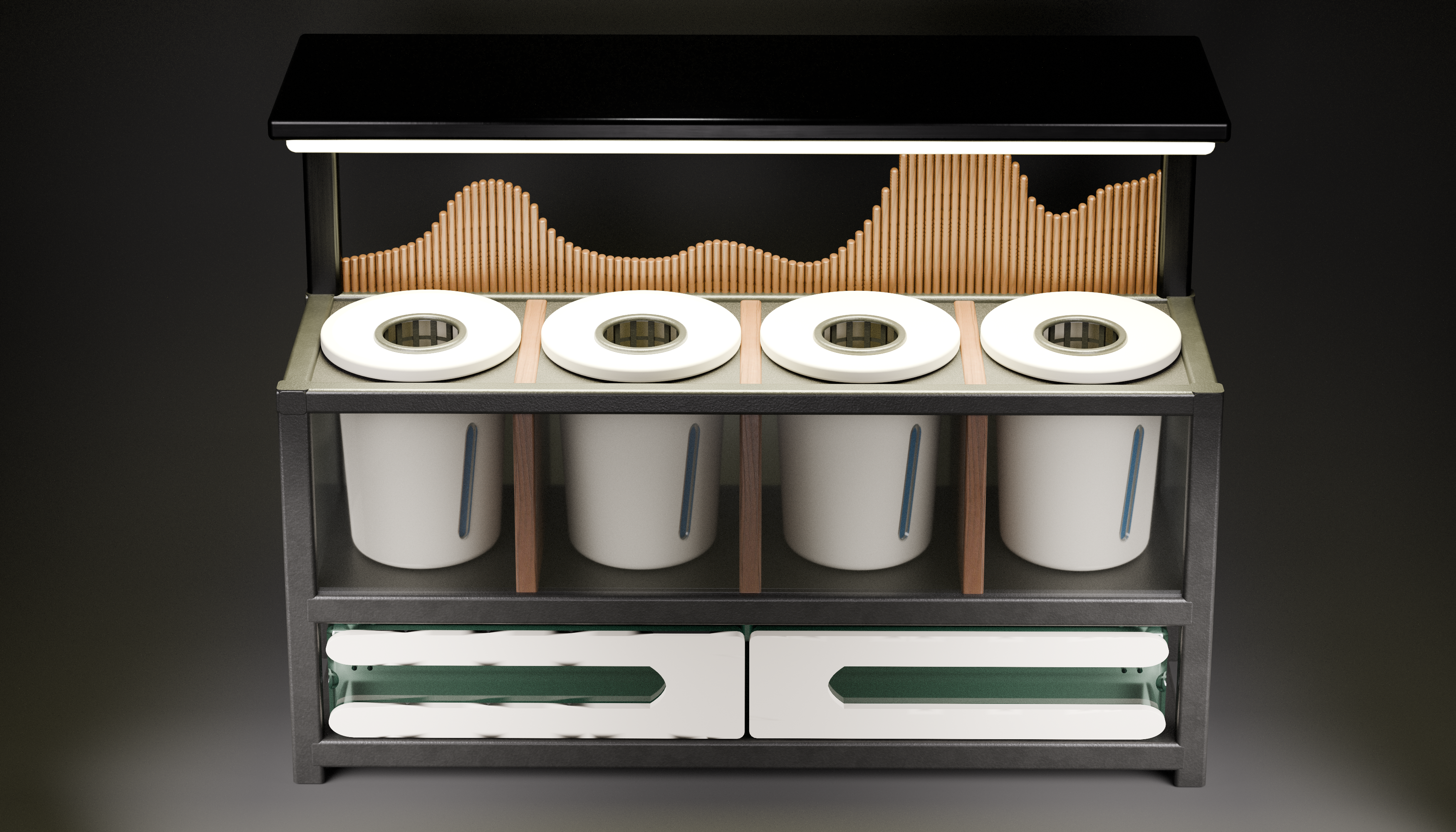 CAD iteration 2 with enclosed panels